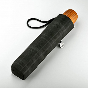 Fulton pánský skládací deštník Hackney 2 CHARCOAL CHECK G868