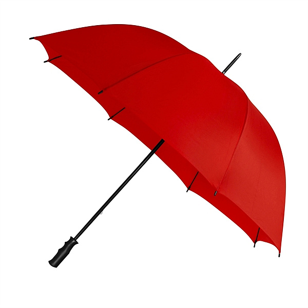 Dámský golfový větruodolný deštník MONSUN červený