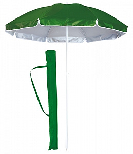 Plážový slunečník s UV ochranou IBIZA zelený + přenosná taška