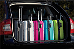Cestovní kufr na kolečkách BÍLÝ + dárek deštník
