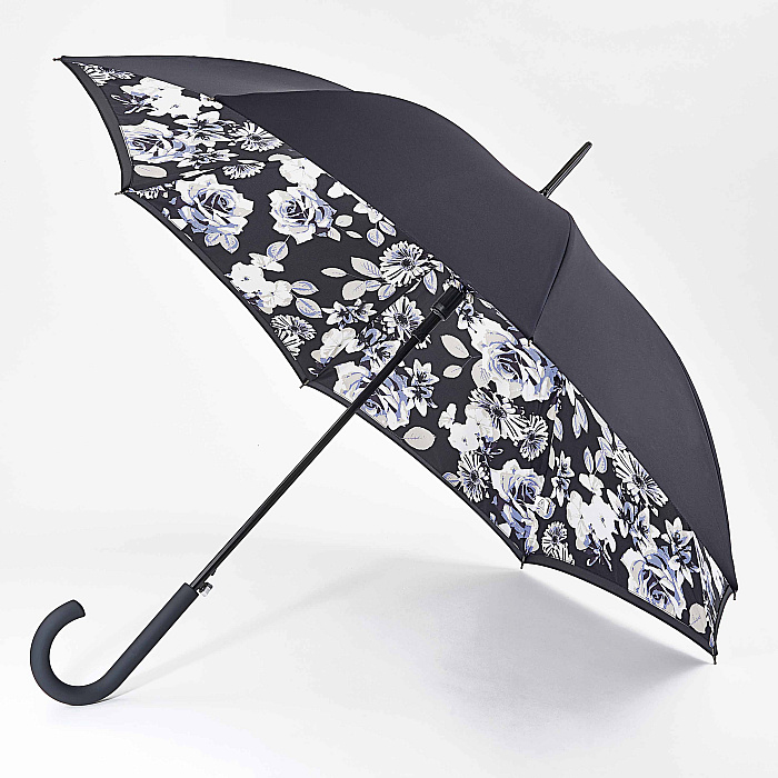Fulton dámský holový deštník Bloomsbury 2 MONO FLORAL L754 