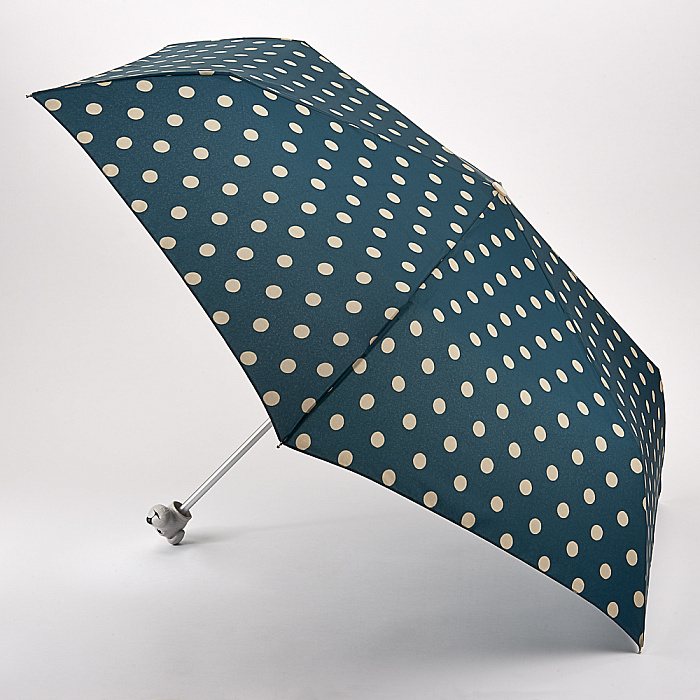 Cath Kidston dámský skládací deštník Minilite 2 Button Spot Green L768
