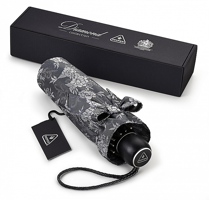 Fulton dámský skládací deštník MARQUISE DIAMOND JACQUARD FLORAL L852