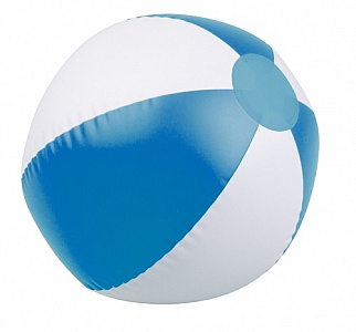 Nafukovací plážový míč BÍLO - MODRÝ