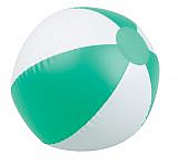 Nafukovací plážový míč, BÍLO - ZELENÝ