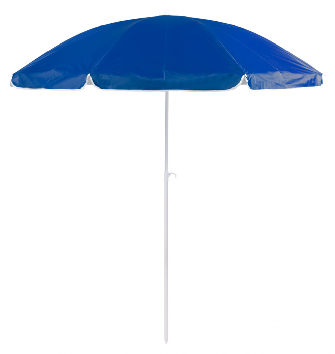 Plážový slunečník s UV ochranou IBIZA MAX modrý + přenosná taška