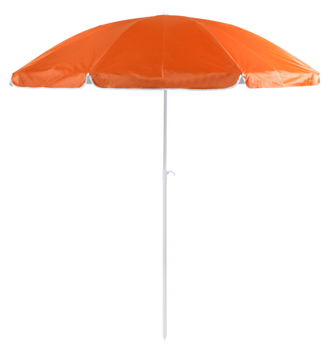 Plážový slunečník s UV ochranou IBIZA MAX oranžový + přenosná taška