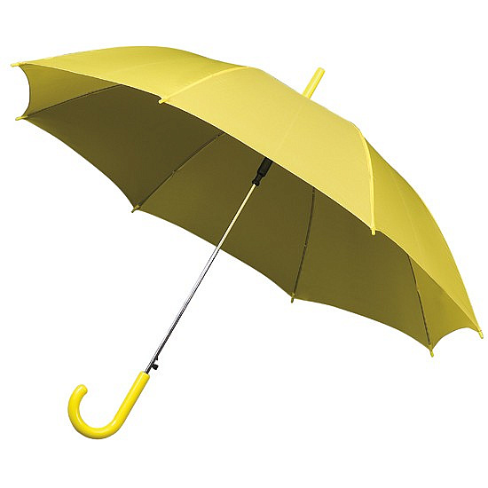 Dámský holový deštník STANDARD žlutý