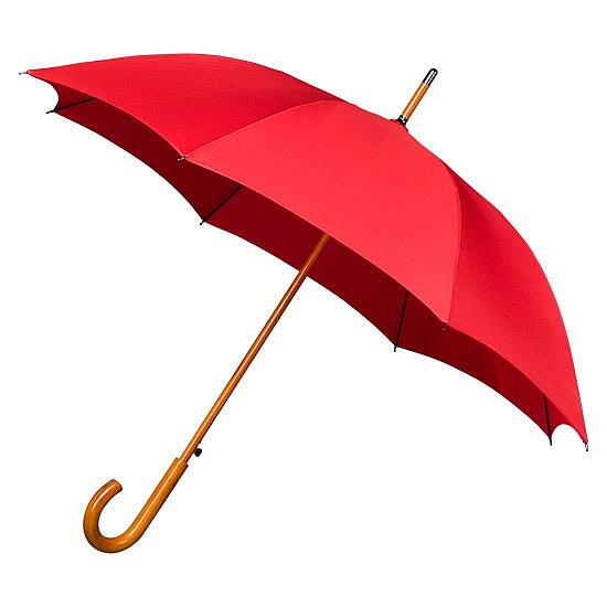 Dámský holový deštník MISTRAL červený