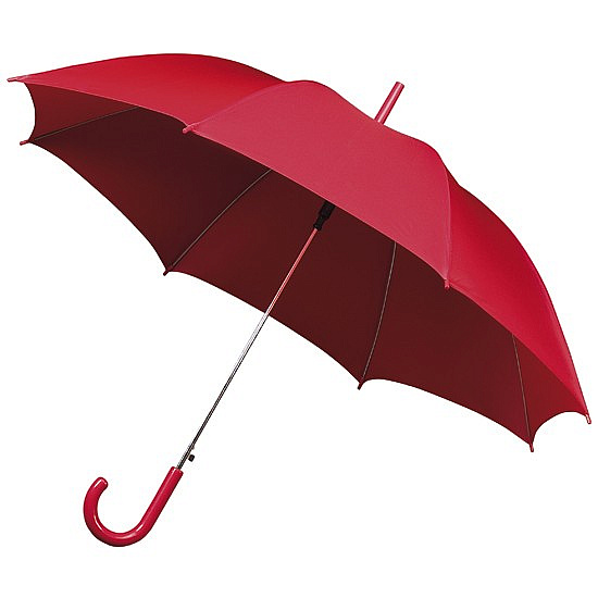 Dámský holový deštník STANDARD červený