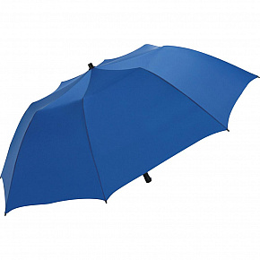 Fare skládací cestovní plážový slunečník CAMPER modrý s UV 50