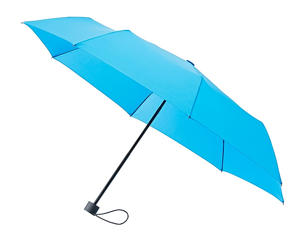 Skládací deštník NEAPOL azurově modrý