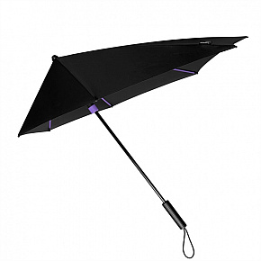 STORMaxi® aerodynamický větruodolný deštník černo-fialový