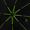 STORMaxi® aerodynamický větruodolný deštník černo-limetkový
