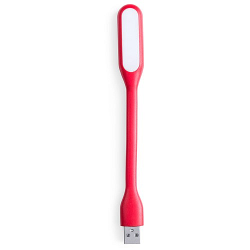 USB lampička k notebooku, červená