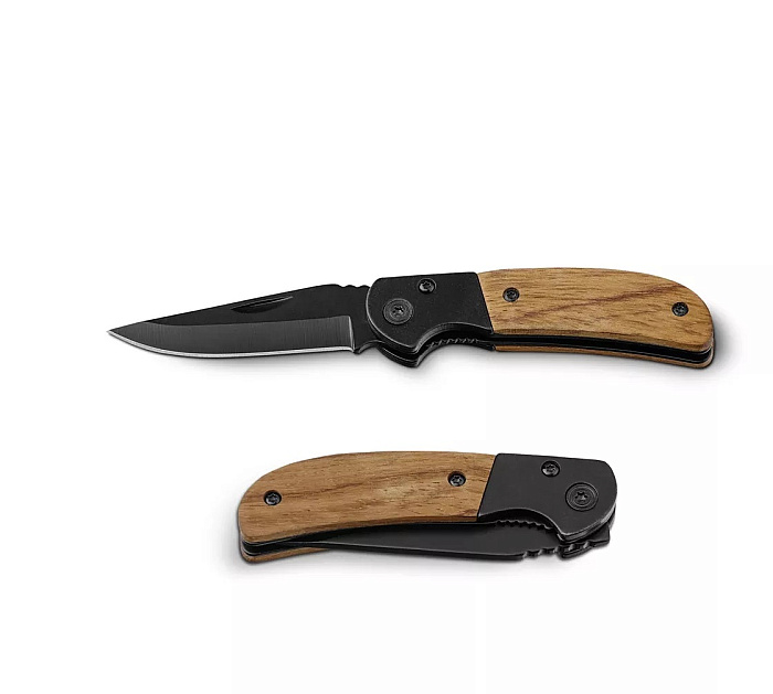 WOOD zavírací kapesní nůž z nerezové oceli